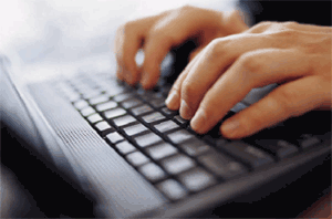 Keyboard for typing game practice